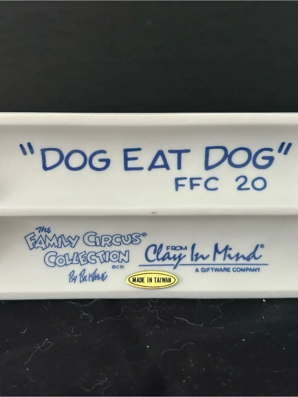 Clay in Mind Family  Circus 1984 “Dog Eat Dog” Rare Find